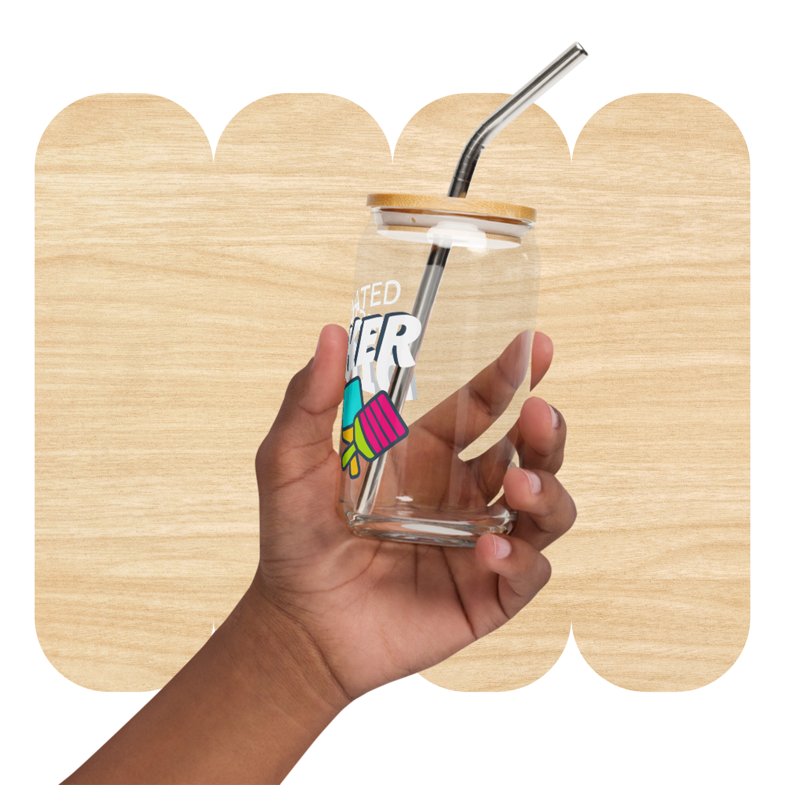Designated Dinker Glass Can by Good Things