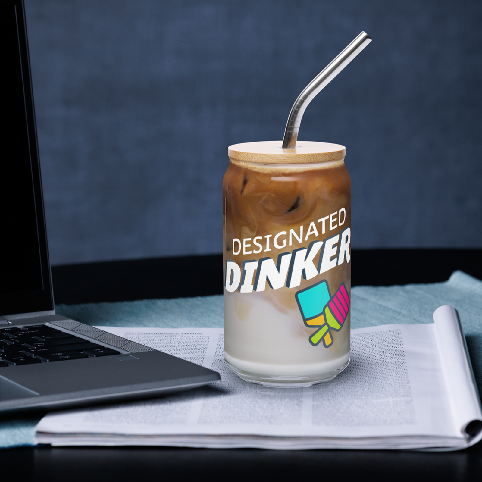 Designated Dinker Glass Can by Good Things