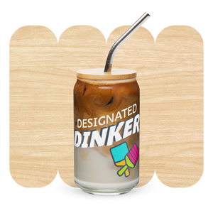 Designated Dinker Glass Can by Good Things