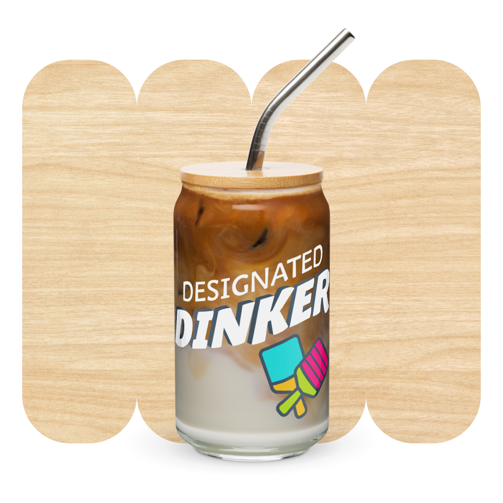 Designated Dinker Glass Can by Good Things