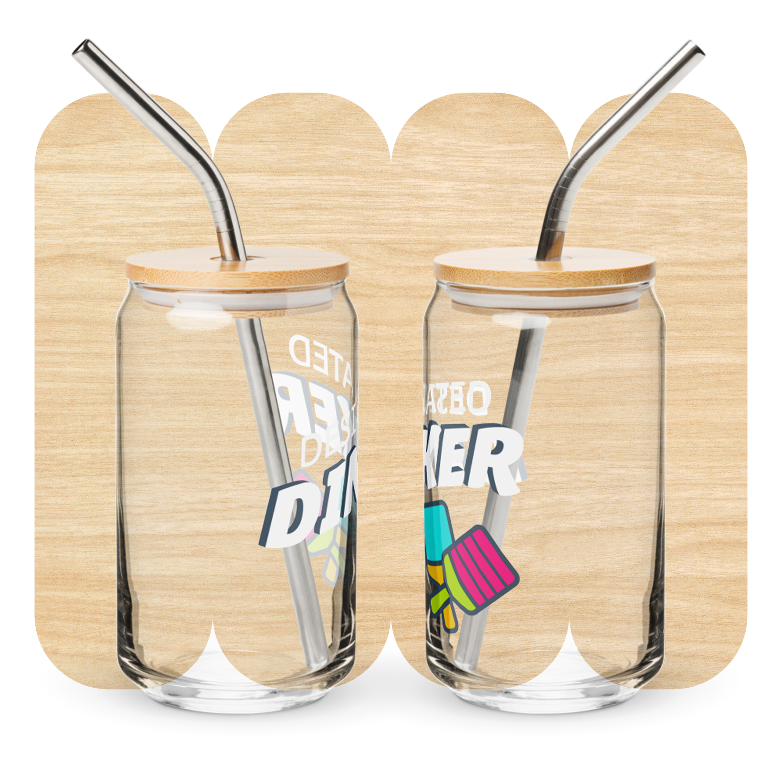 Designated Dinker Glass Can by Good Things