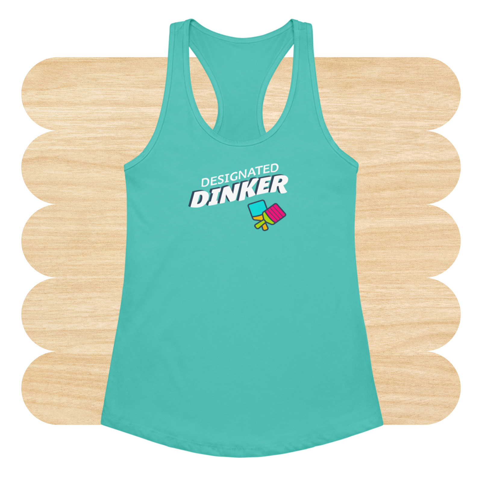 Designated Dinker Racerback Tank by Good Things