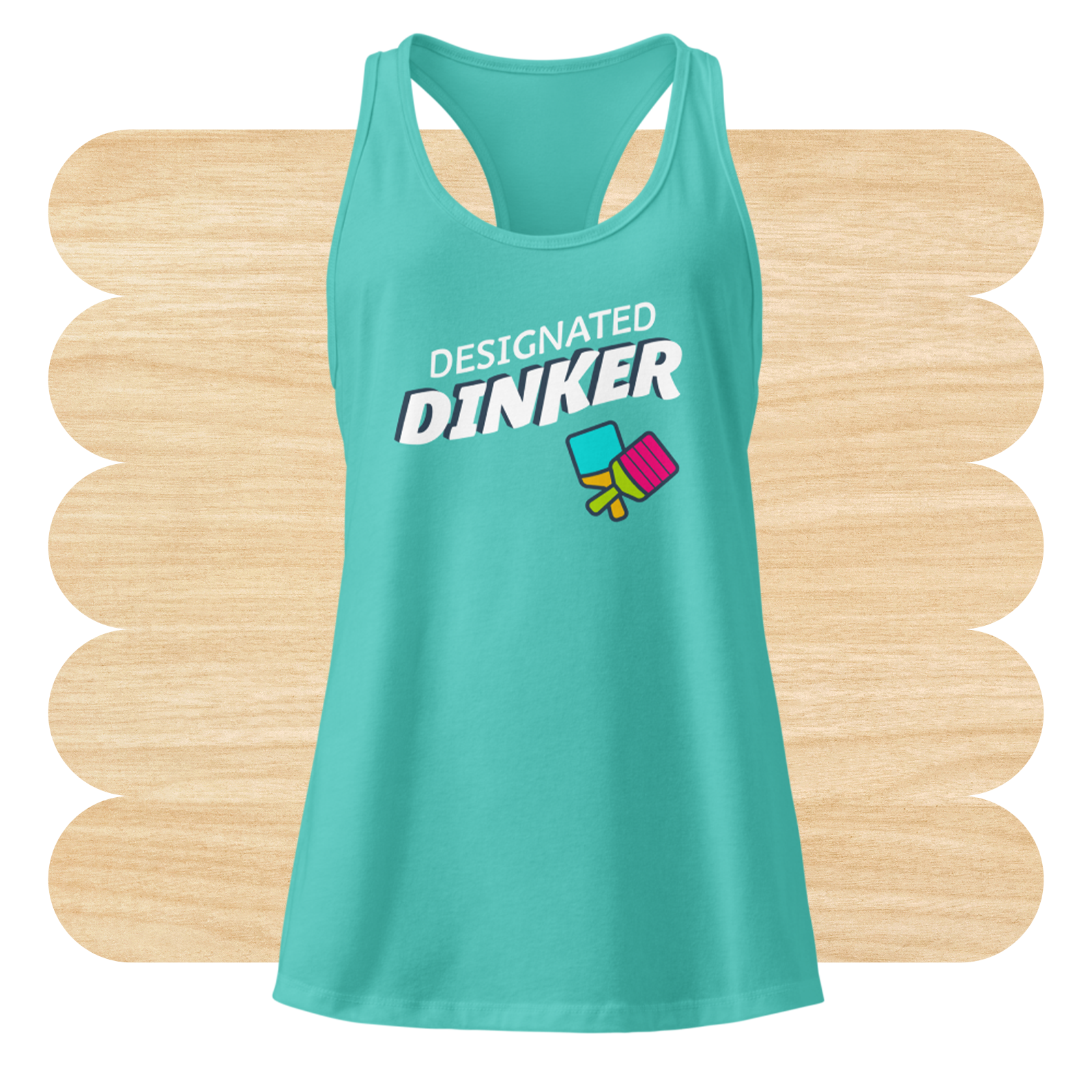 Designated Dinker Racerback Tank by Good Things