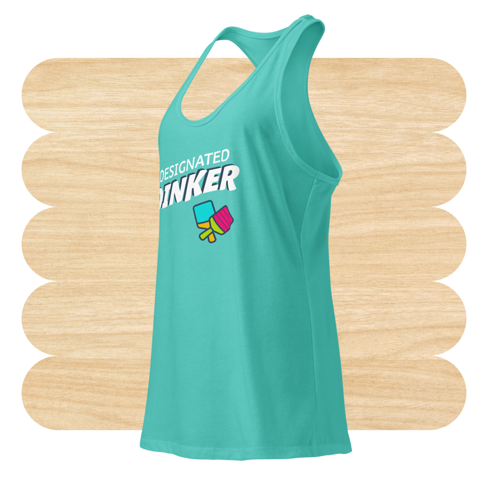 Designated Dinker Racerback Tank by Good Things