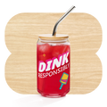 Dink Responsibly Glass Can by Good Things