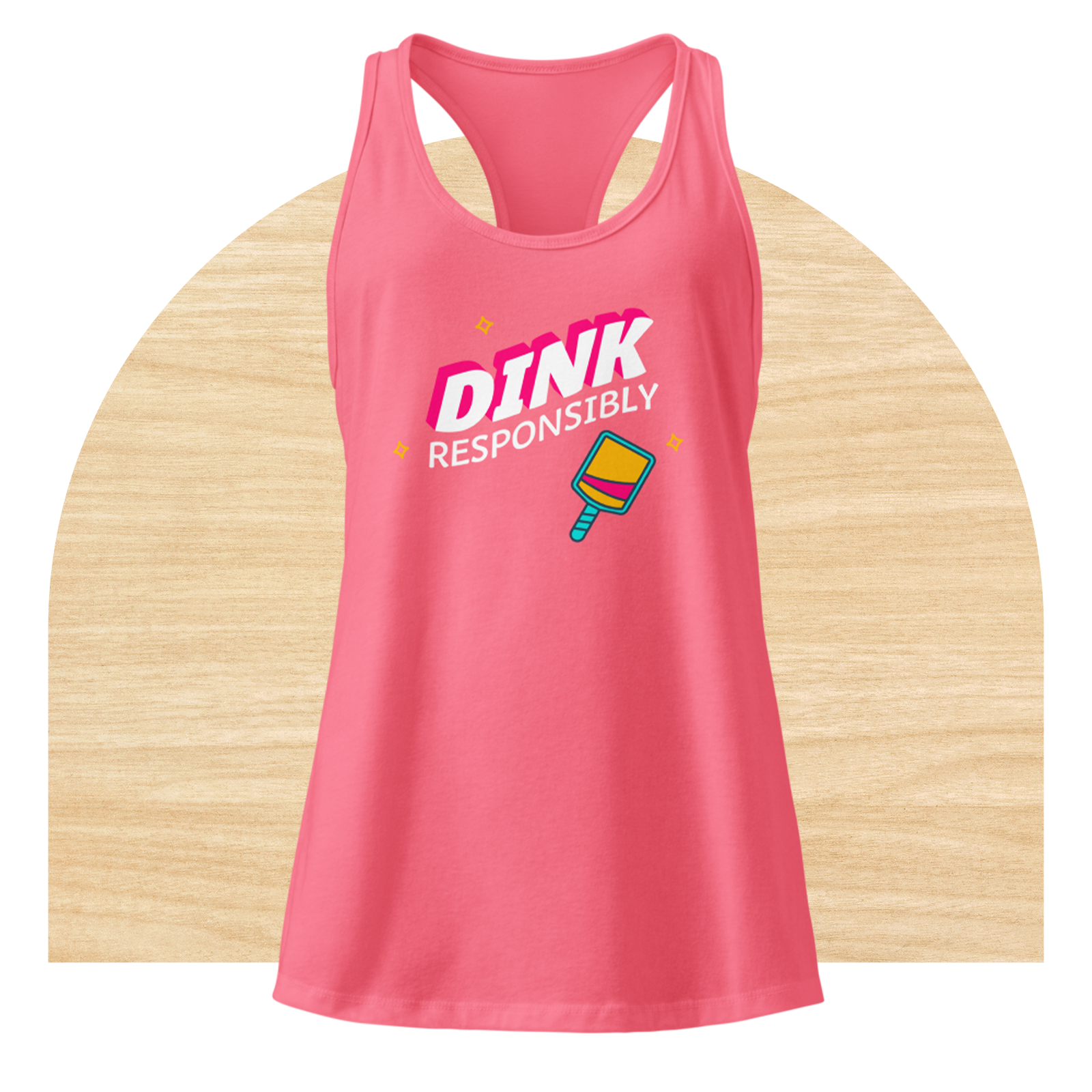 Dink Responsibly Racerback Tank by Good Things