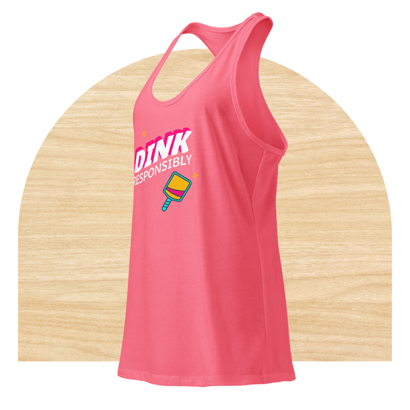Dink Responsibly Racerback Tank by Good Things