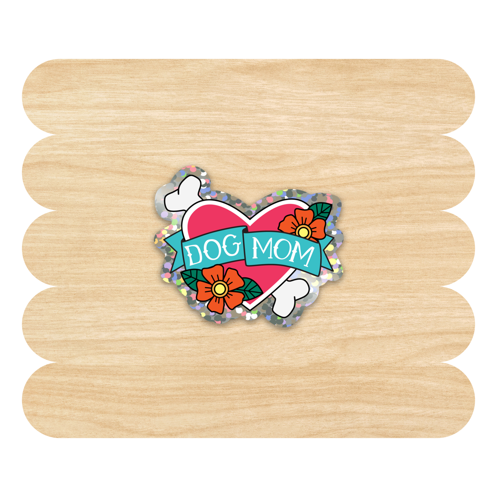 Dog Mom Glitter Sticker by Good Things
