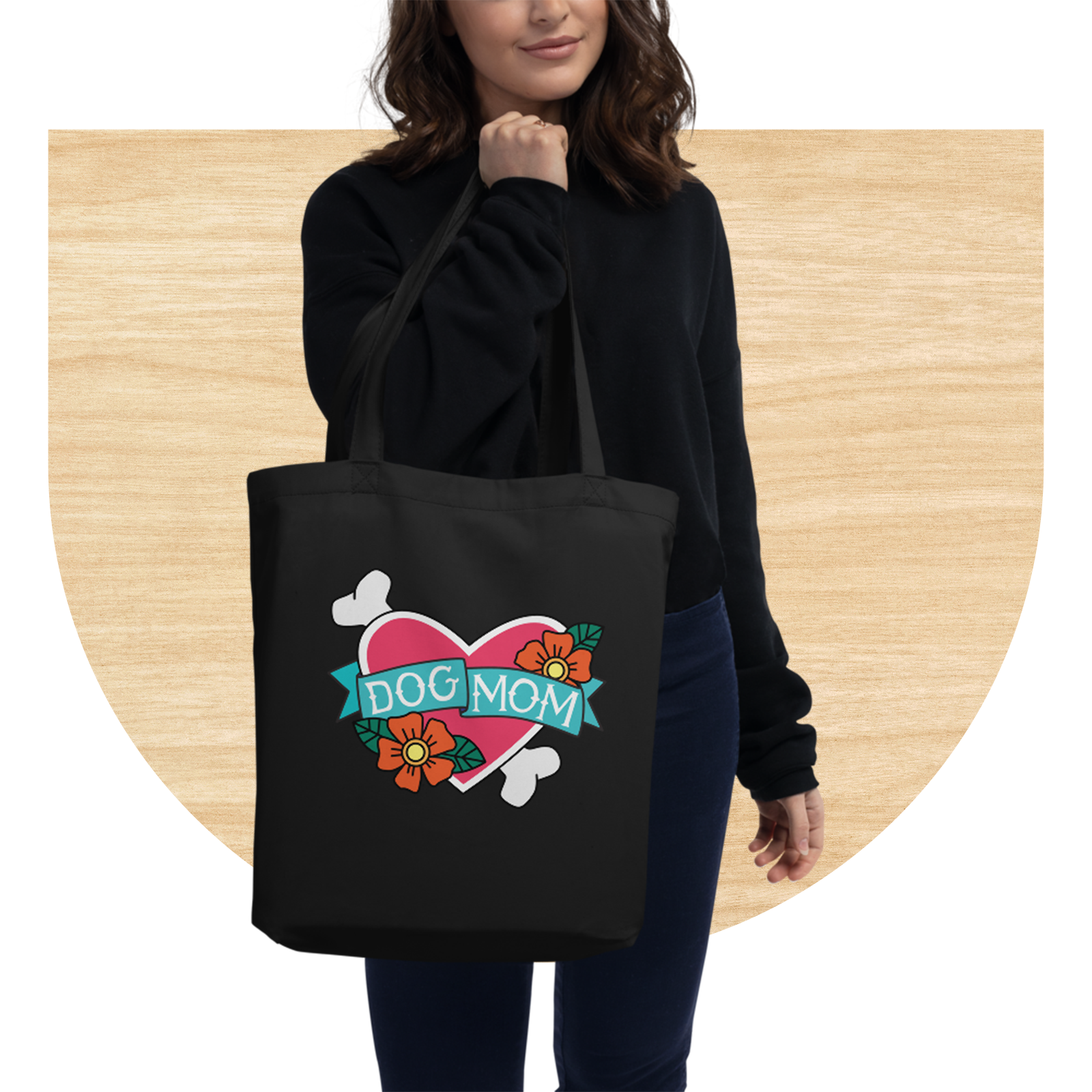 Dog Mom Tote Bag by Good Things