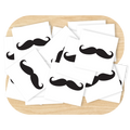 Finger Mustache Temporary Tattoos by Good Things