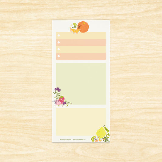 Fresh & Fruity Magnetic Notepad