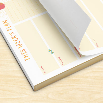 Fresh & Fruity Weekly Plan Notepad (Vertical)