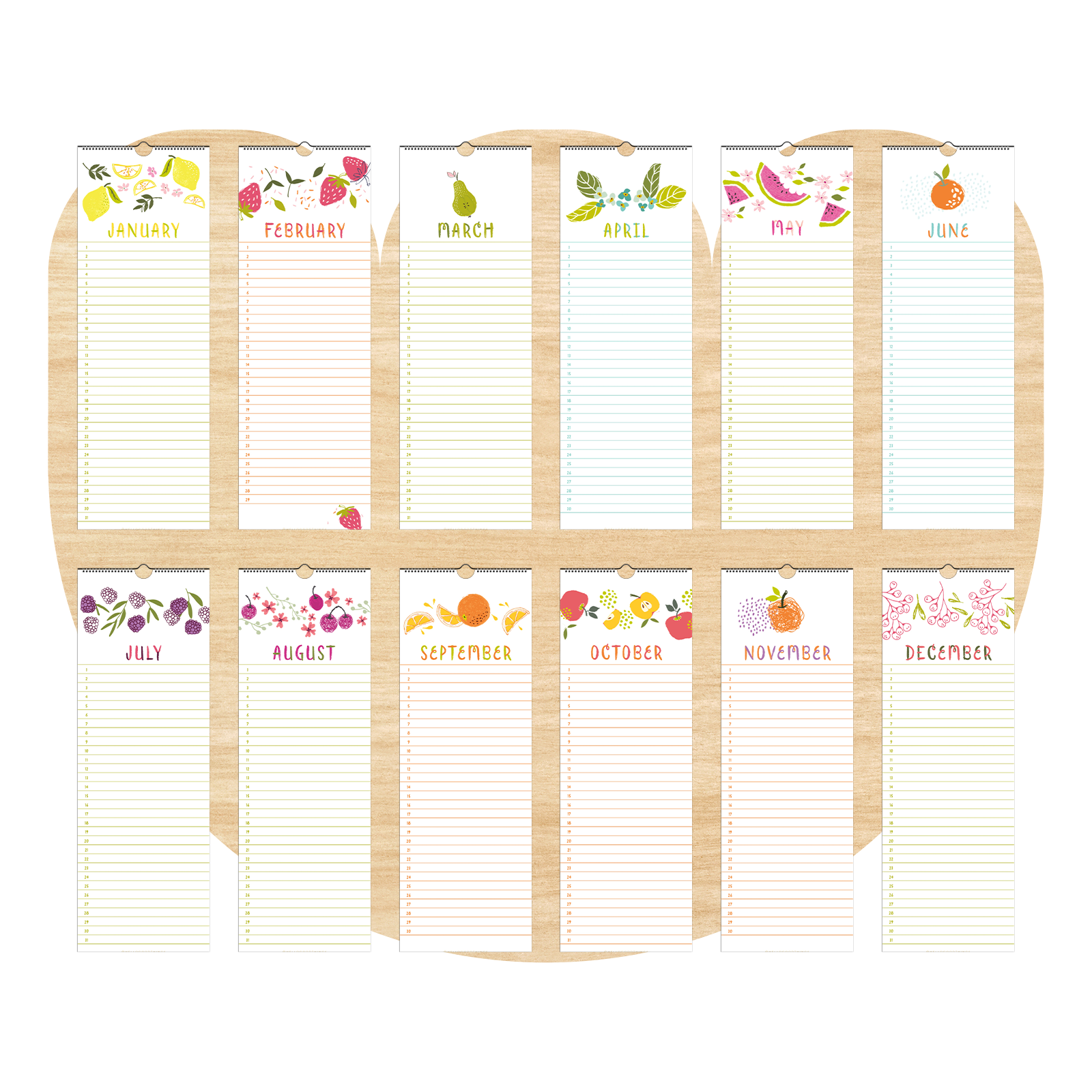 Perpetual Calendar - Fresh & Fruity