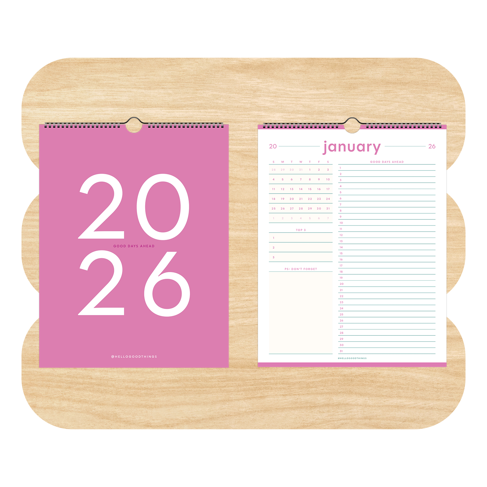 2026 Good Days Ahead Calendar