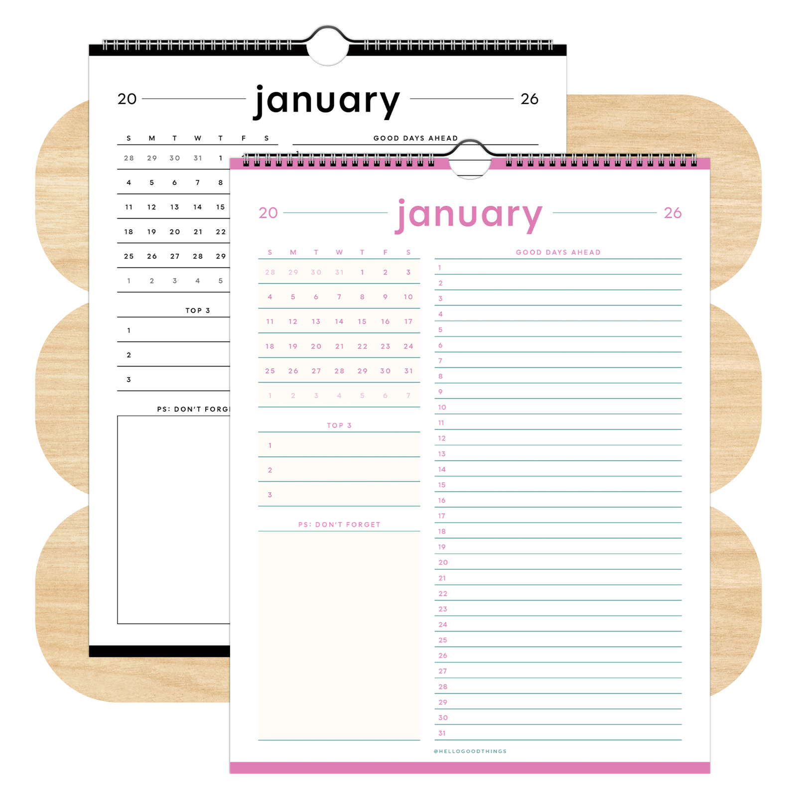 2026 Good Days Ahead Calendar