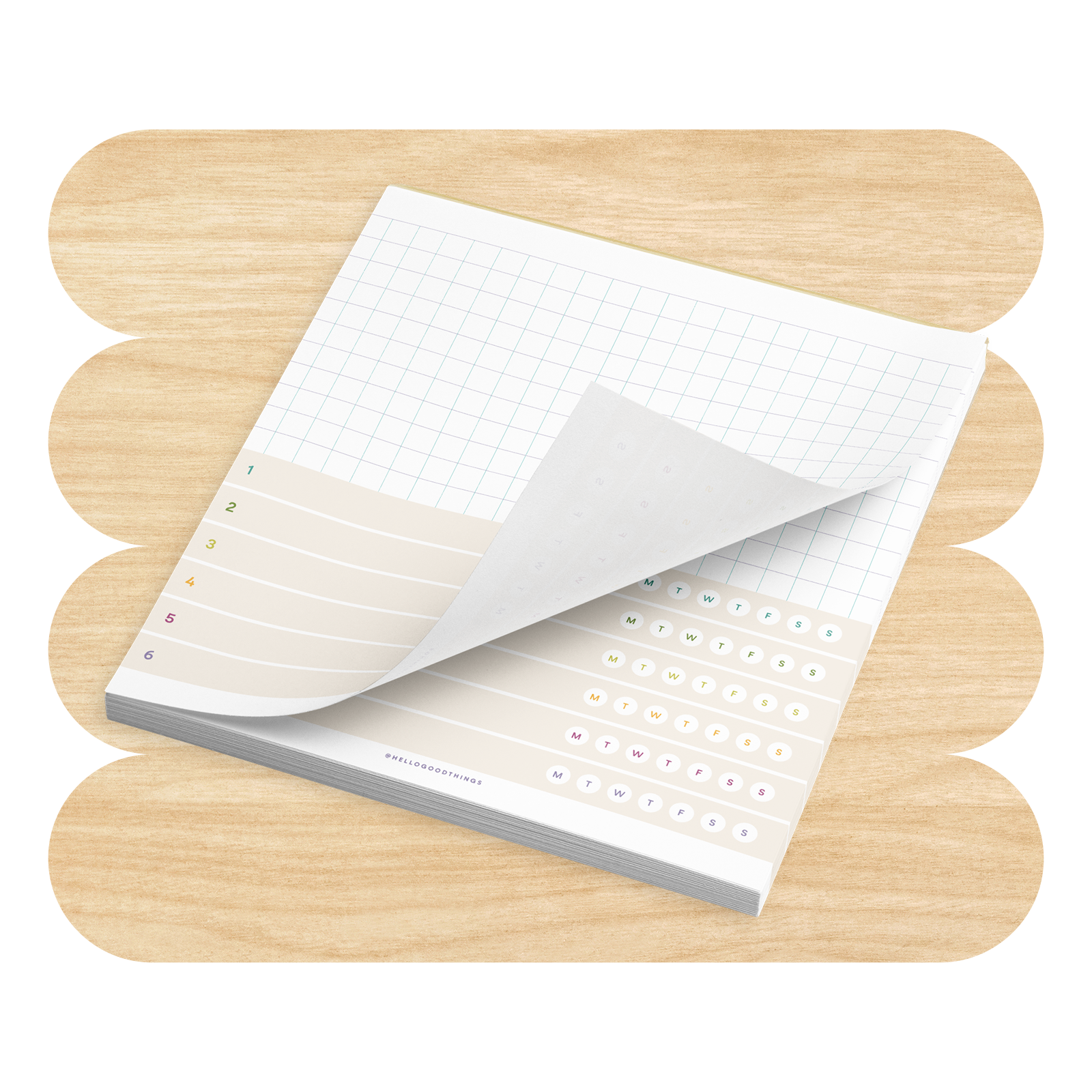 Grid x Little Wins Notepad by Good Things