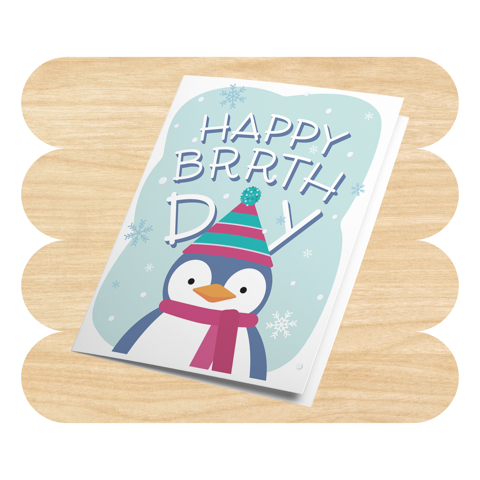 Happy Birrrthday Birthday Greeting Card by Good Things