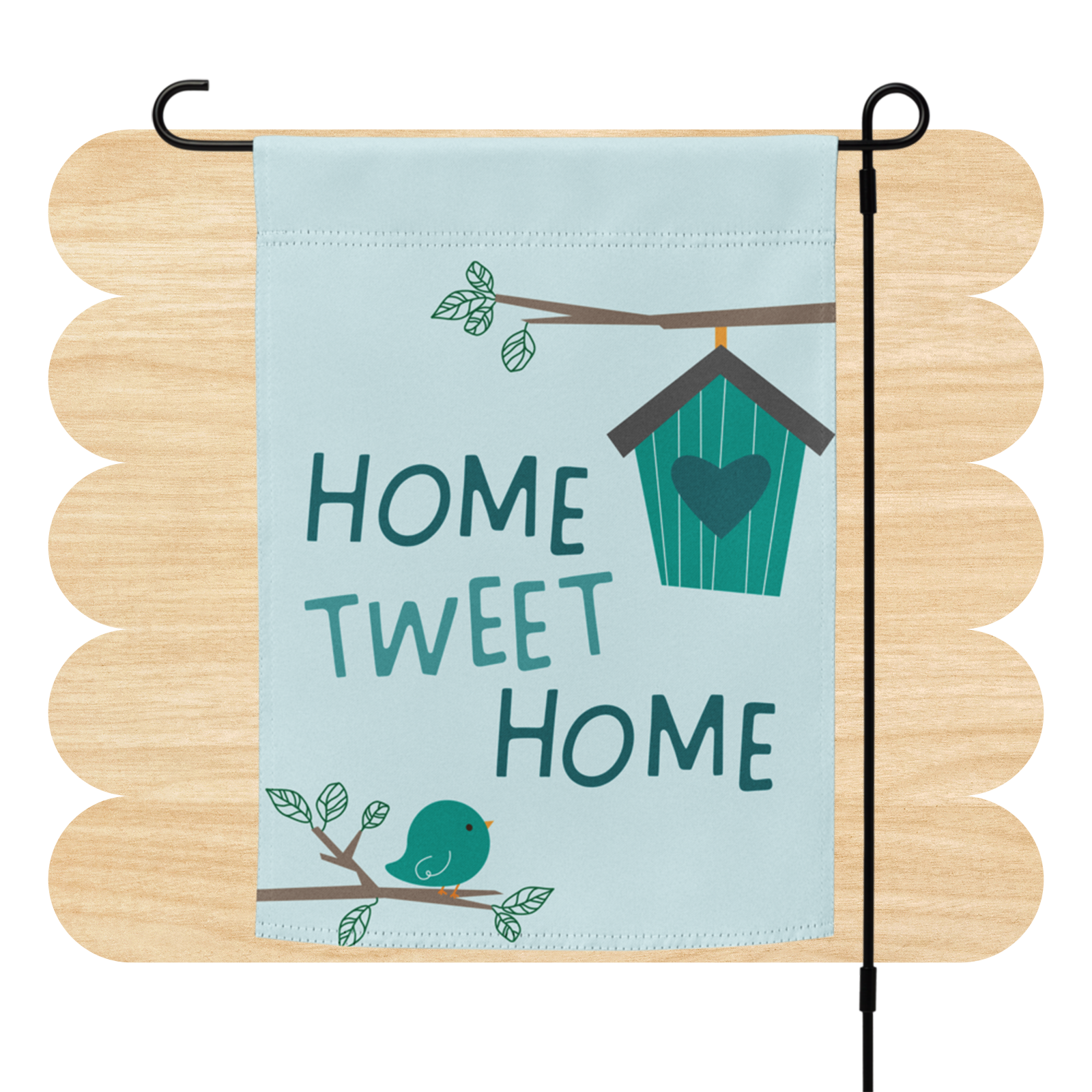 Home Tweet Home Garden Flag by Good Things