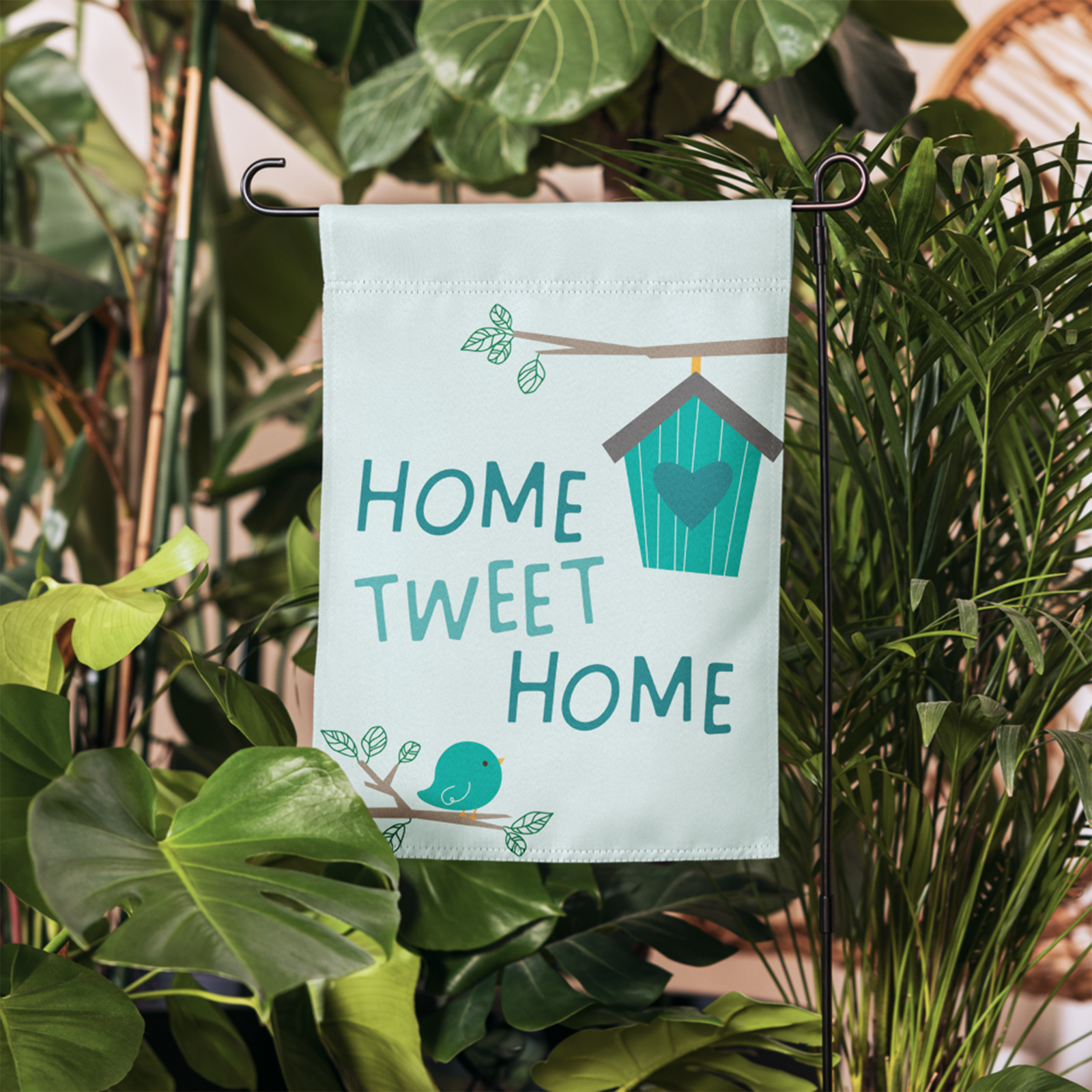 Home Tweet Home Garden Flag by Good Things
