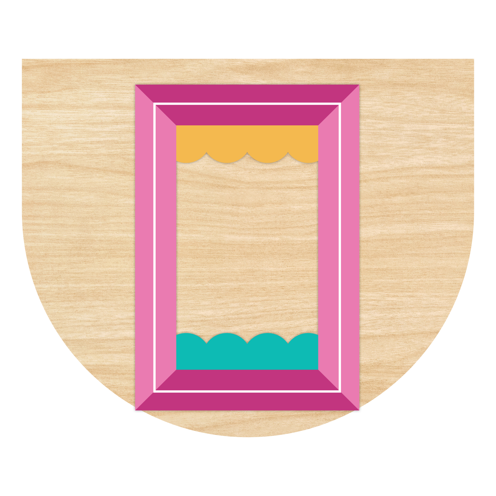 Instax Mini Frame Magnet, Scallop Show