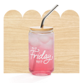 Is It Friday Yet? Glass Can by Good Things