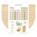 Create-a-Calendar May Kawaii Sticker Sheet