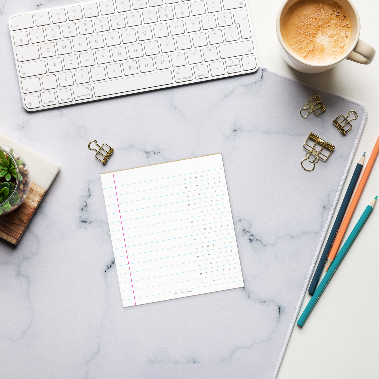 Line x Little Wins Notepad by Good Things