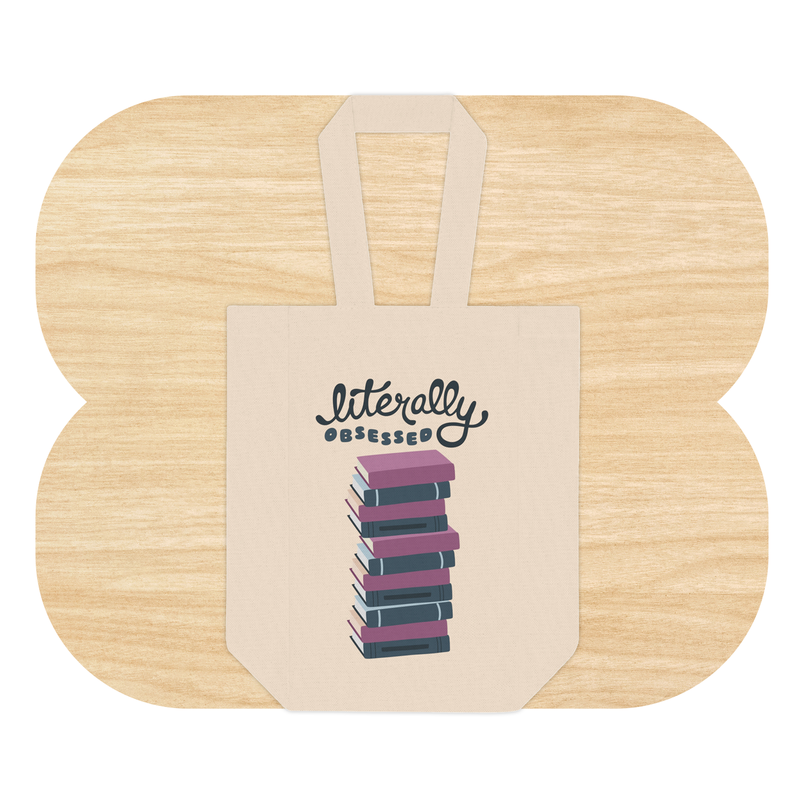 Literally Obsessed Double Wine Tote Bag by Good Things