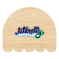 Literally Obsessed Holographic Sticker by Good Things