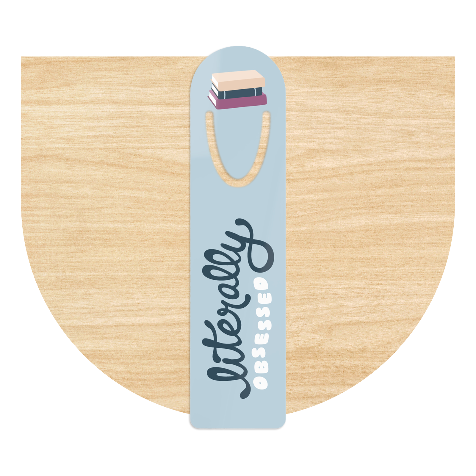 Literally Obsessed Metal Bookmark by Good Things