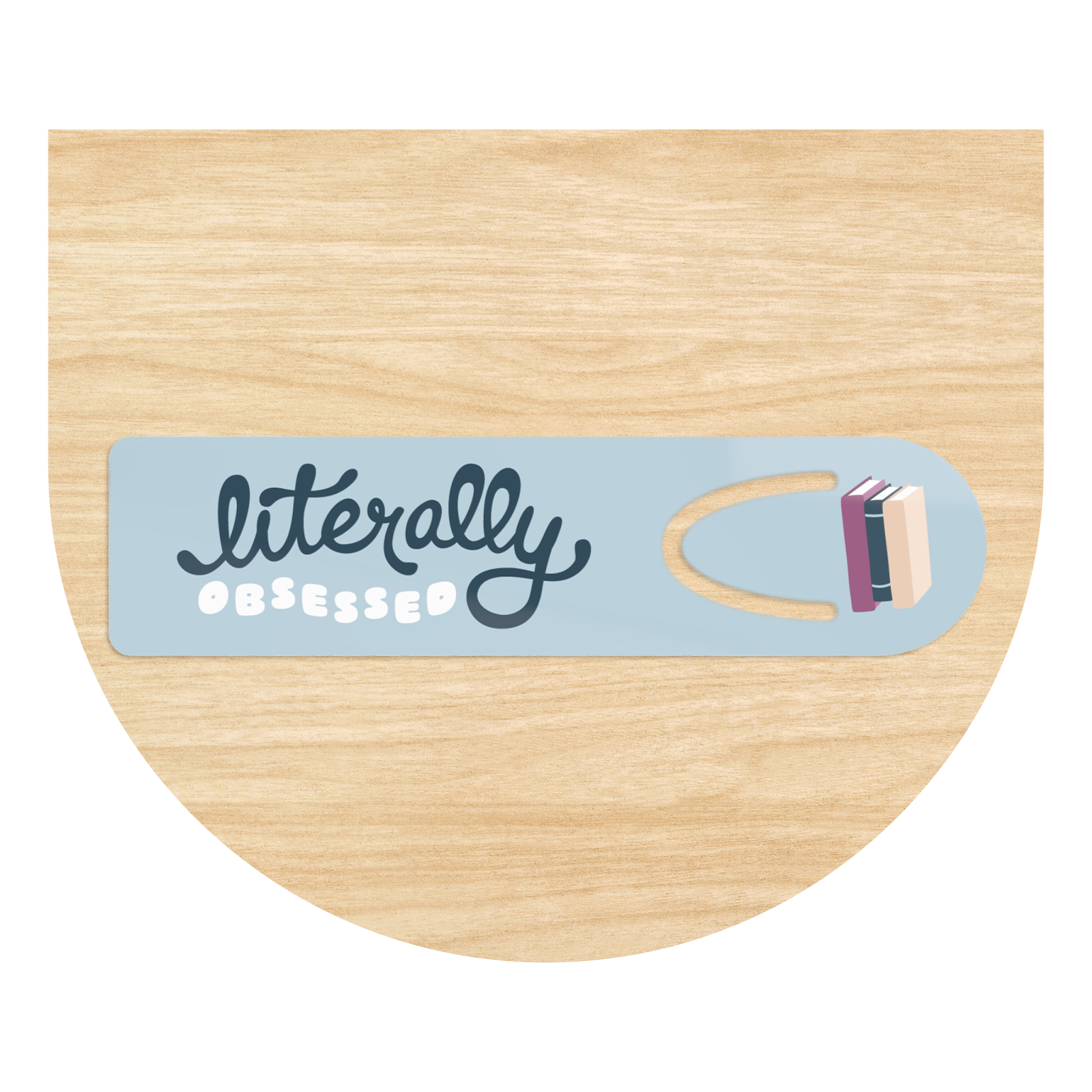 Literally Obsessed Metal Bookmark by Good Things