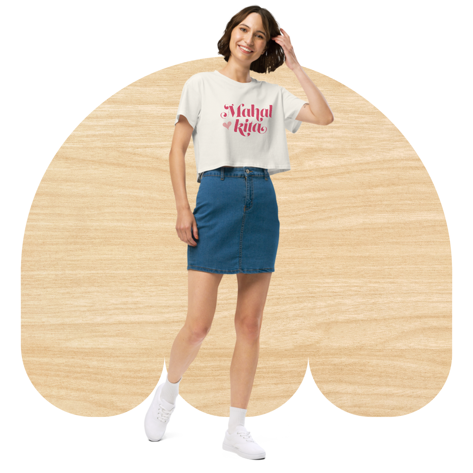 Mahal Kita Crop Top by Good Things