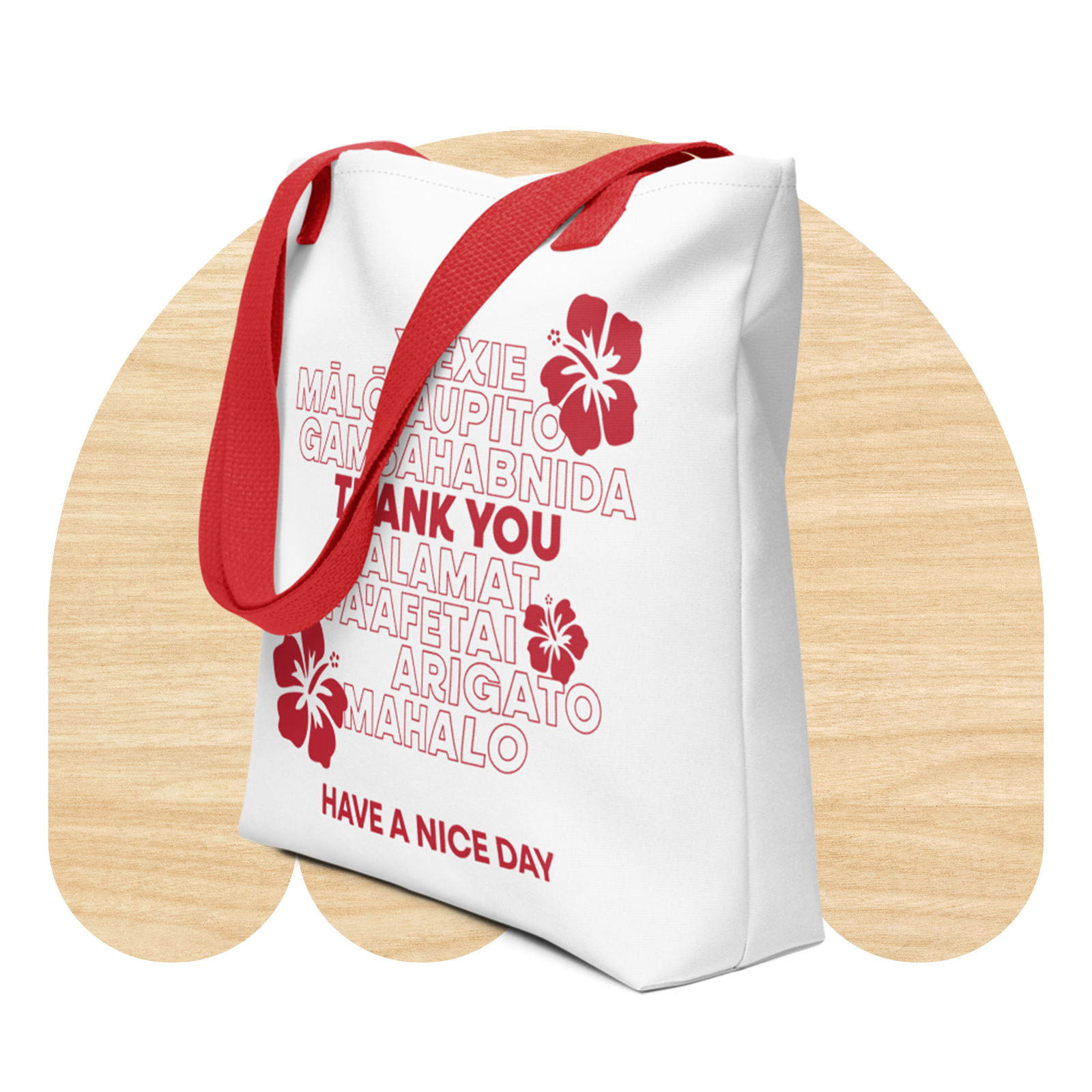 Mahalo Thank You Tote Bag by Good Things
