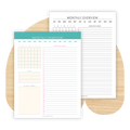 Monthly Overview Printable (Letter, A4)