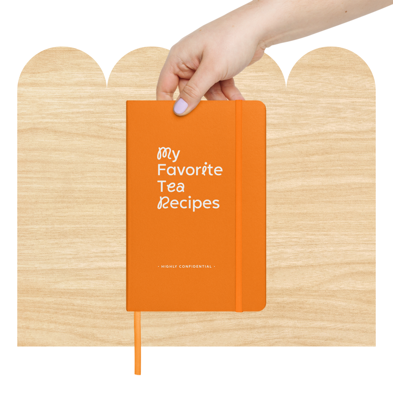 My Favorite Tea Recipes Hardcover Notebook by Good Things
