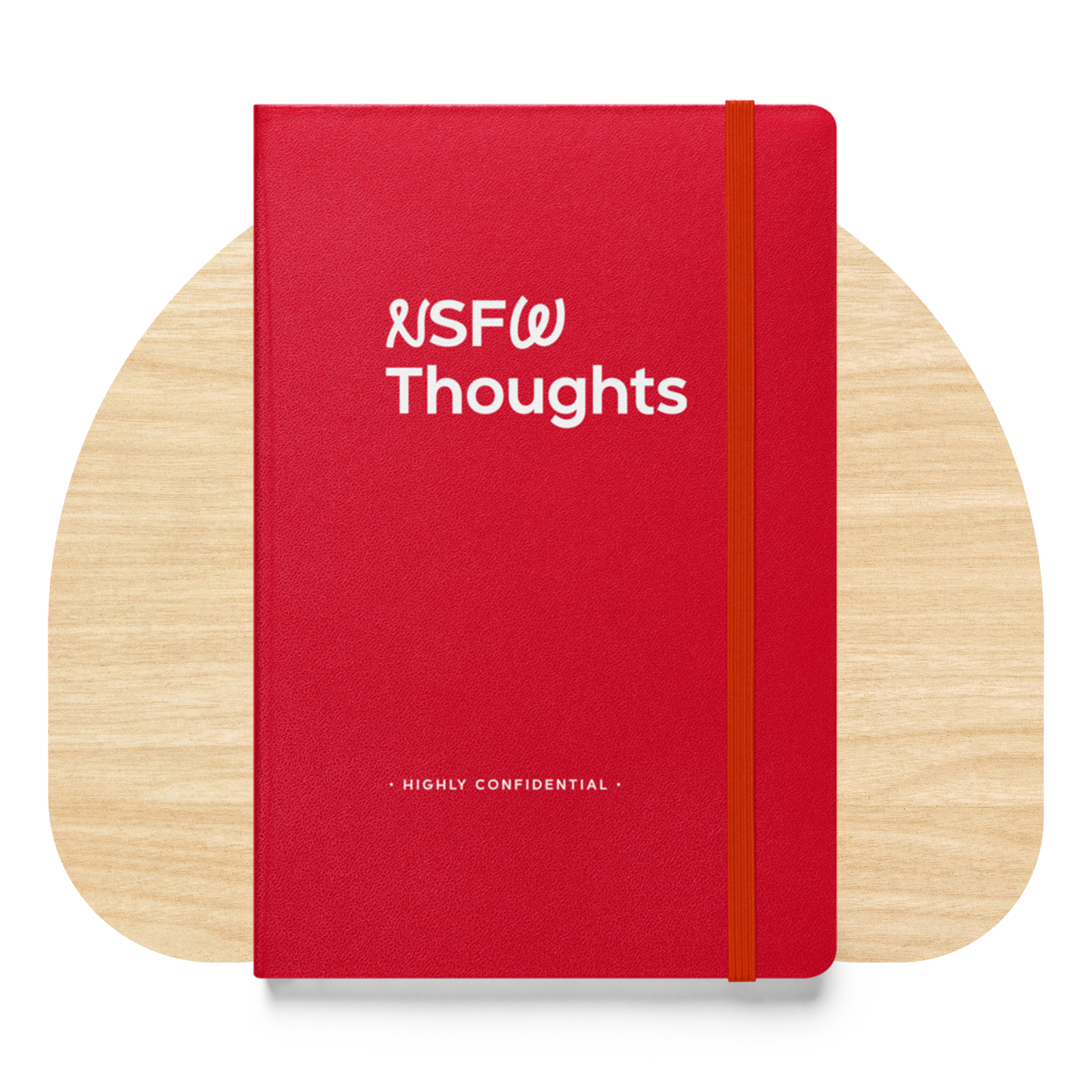 NSFW Thoughts Hardcover Notebook by Good Things