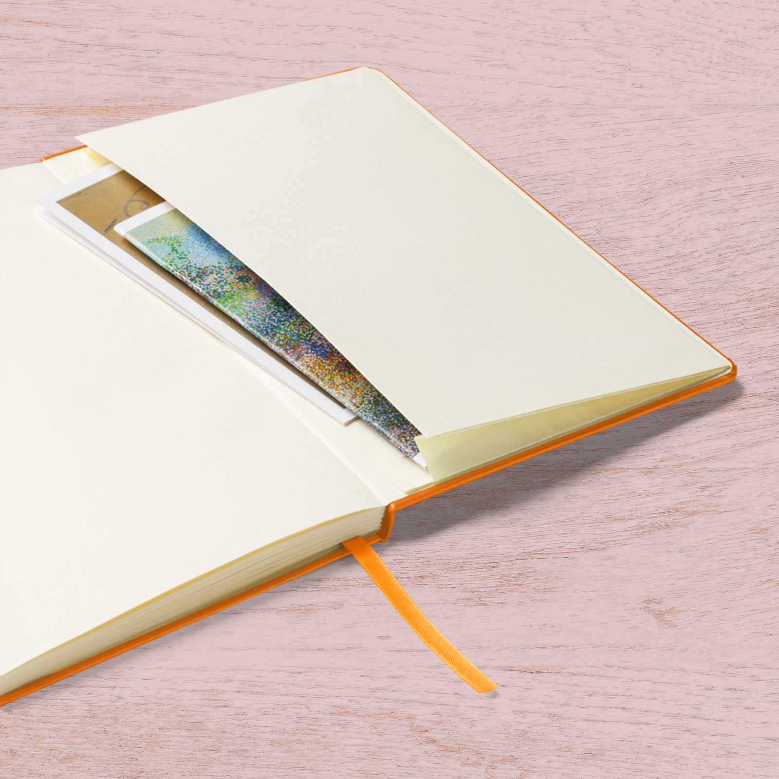 Orange Hardcover Notebook by Good Things