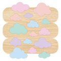 Pastel Cloud Sticker Sheet