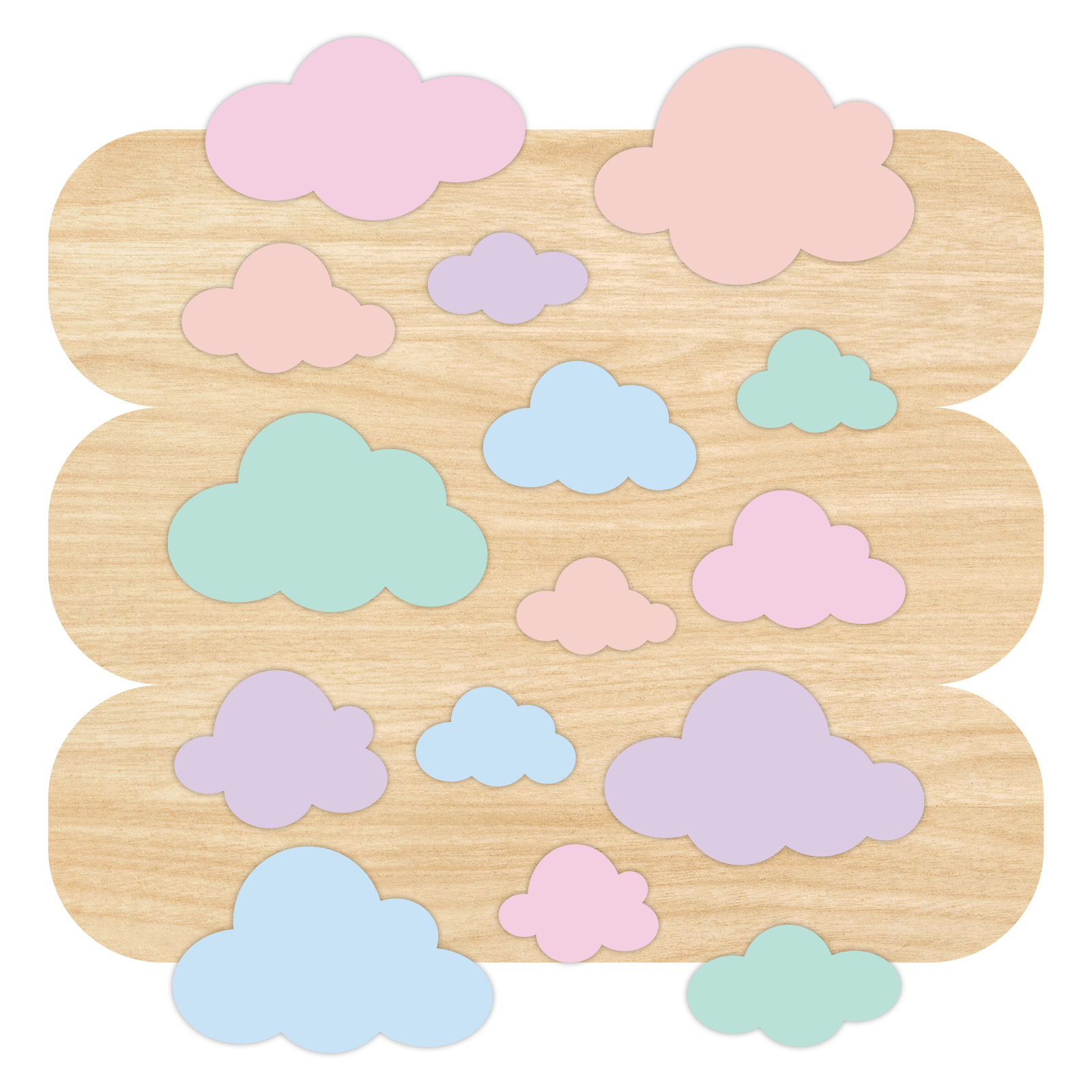 Pastel Cloud Sticker Sheet