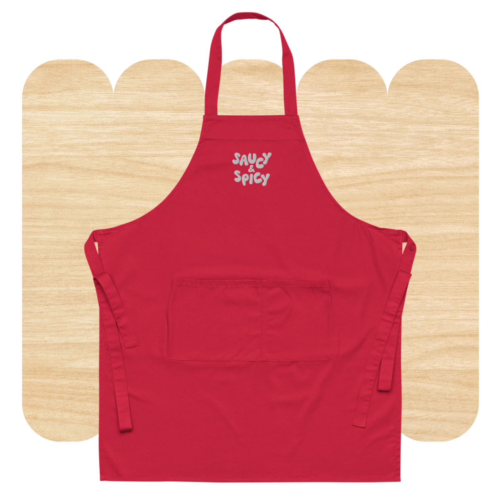 Saucy and Spicy Cotton Apron by Good Things