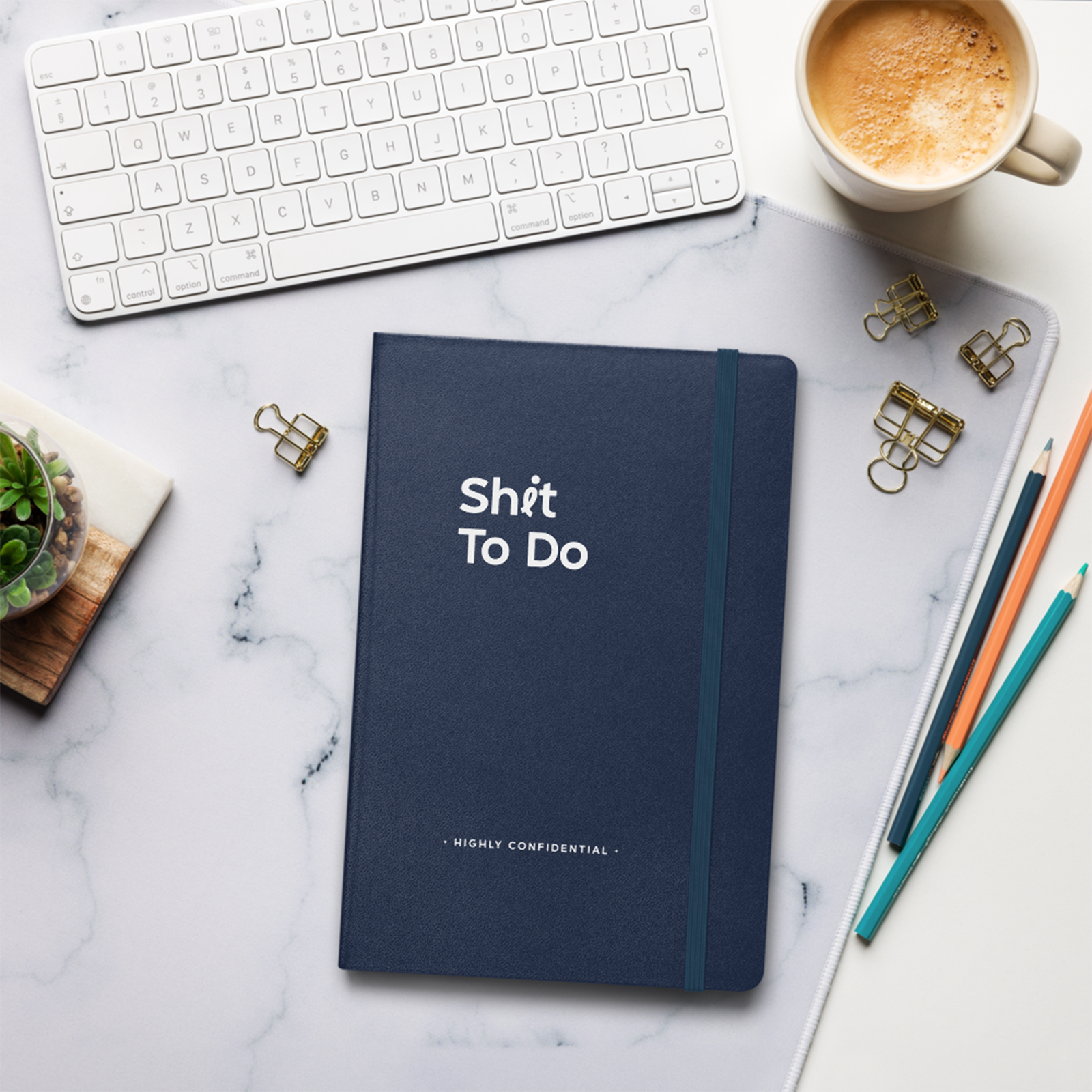 Shit To Do Hardcover Notebook by Good Things