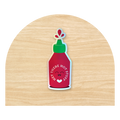 Sriracha Holographic Sticker by Good Things