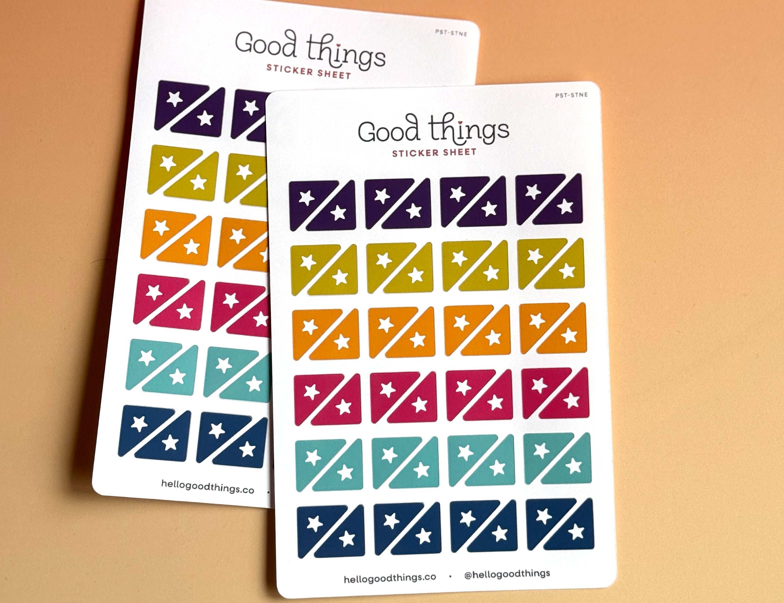 Star Corner Calendar Planner Stickers by Good Things