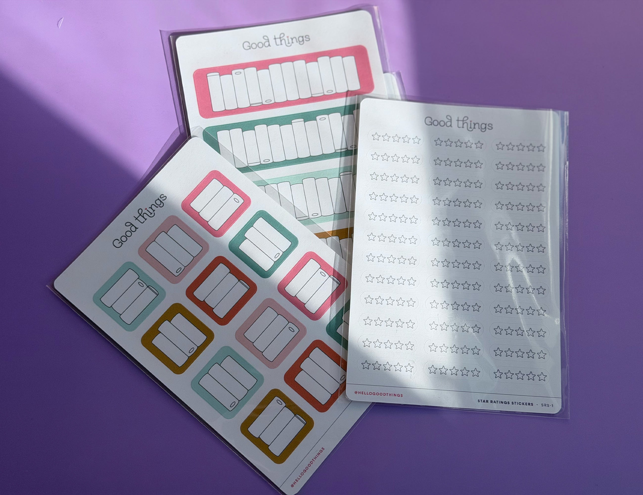 Star Ratings Sticker Sheet