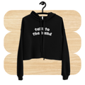 Talk to the Hand Embroidered 90s Cropped Hoodie by Good Things