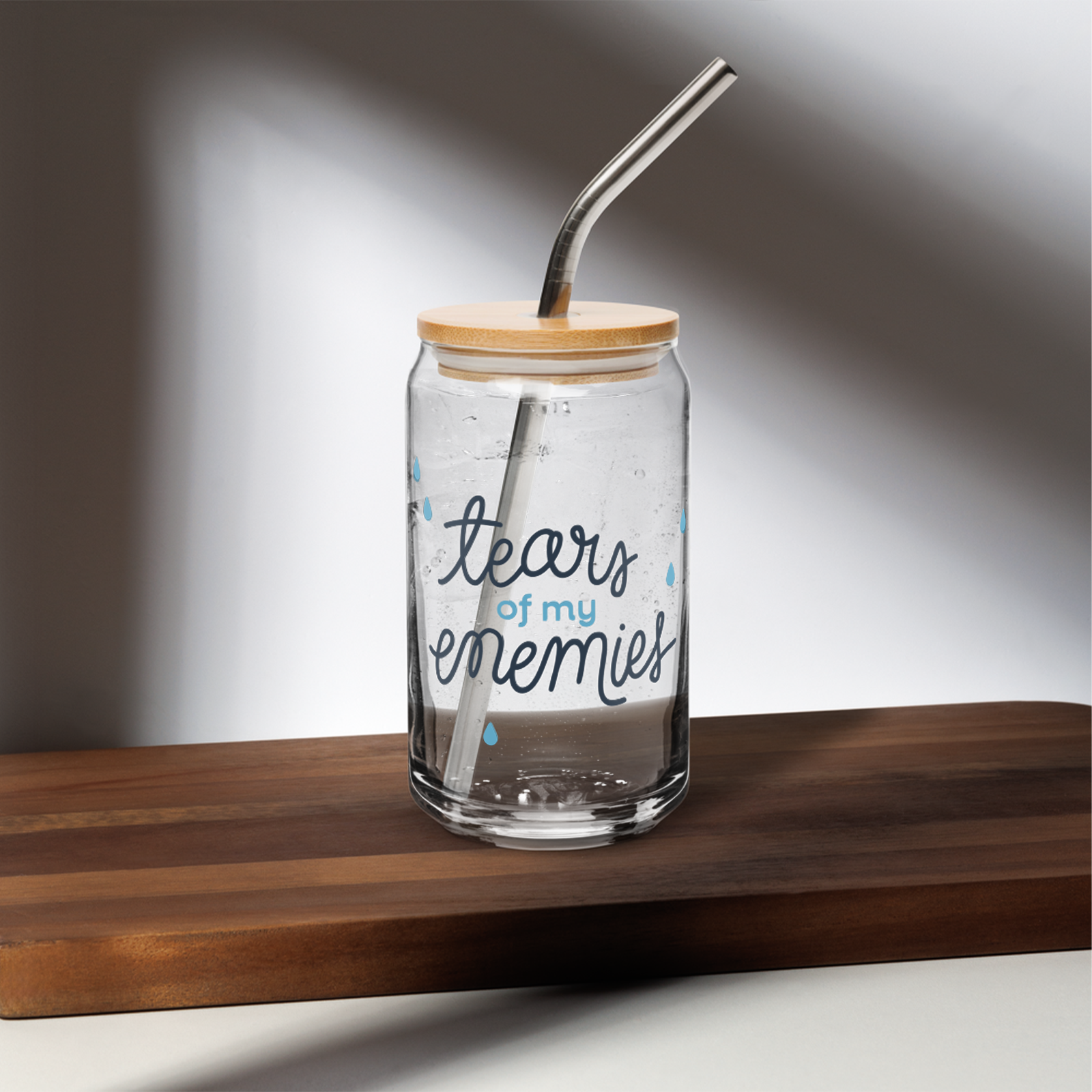 Tears of my Enemies Glass Can by Good Things