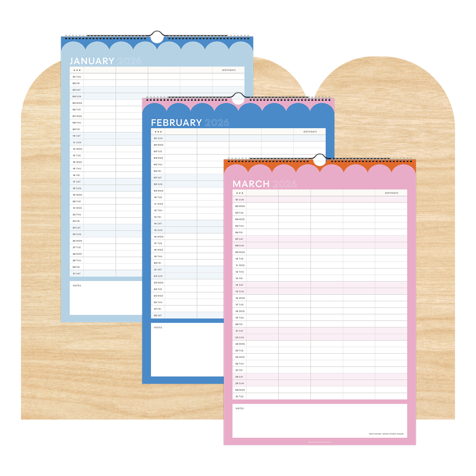 2026 Family Wall Calendar