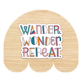 Wander Wonder Repeat Sticker by Good Things