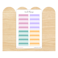 Weekly Habit Tracker Sticker - Multicolor