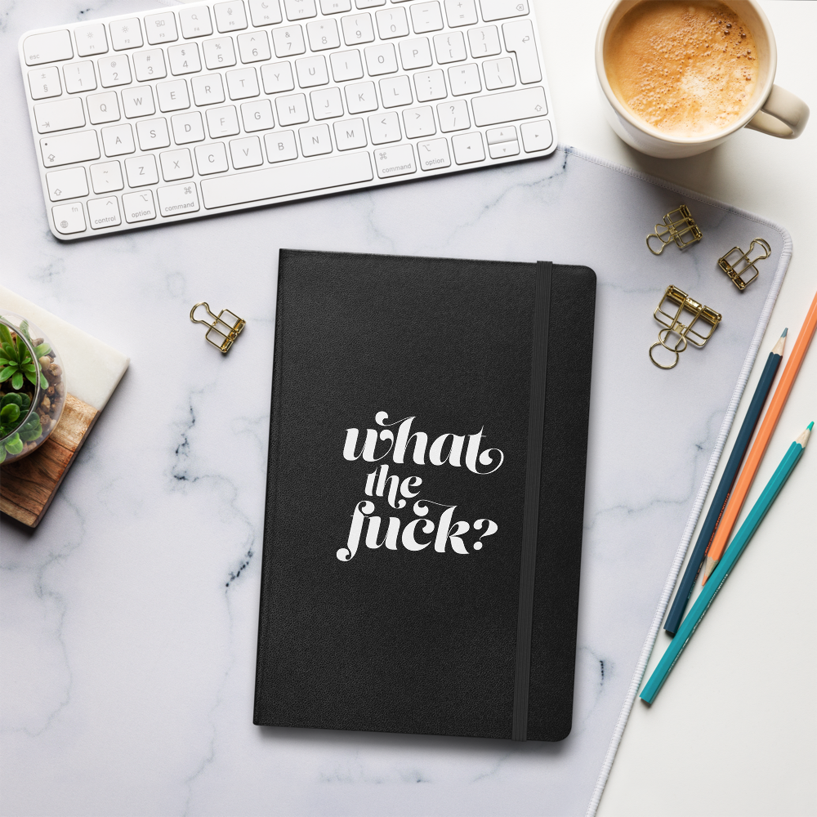 What the Fuck? Hardcover Notebook by Good Things